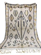 Tapis berbère tissé à la main à motif losanges