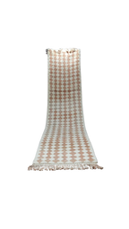 The Monochrome Check Rug | Handmade Moroccan Wool Runner by Atlas Threads