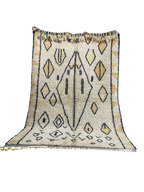 Tapis berbère tissé à la main à motif losanges