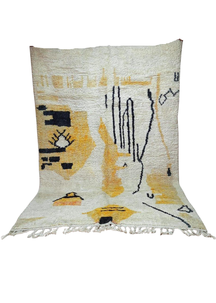 Tapis Harmonie Abstraite | Tapis marocain en laine fait main