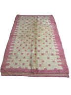 Tapis Marocain en Laine – Pink Blossom