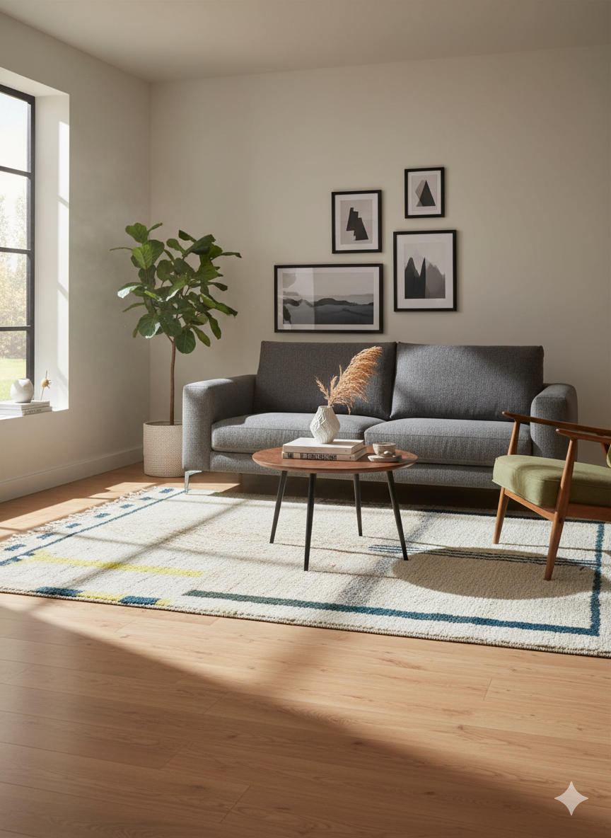 Tapis Traditionnel Style Moderne |L'Équilibre Parfait entre Tradition et Minimalisme
