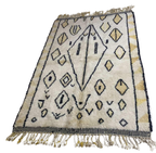 Tapis berbère tissé à la main à motif losanges