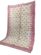Tapis Marocain en Laine – Pink Blossom